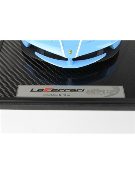 2013 FERRARI LAFERRARI TAILOR MADE BABY BLUE BBR MODELCAR 1/40