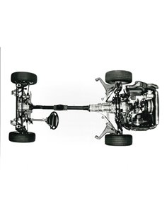 1989 PORSCHE 911 CARRERA 4 PRESS PHOTO