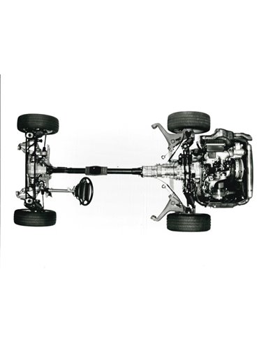 1989 PORSCHE 911 CARRERA 4 PRESS PHOTO