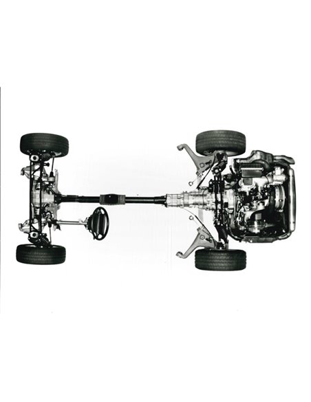 1989 PORSCHE 911 CARRERA 4 PRESS PHOTO