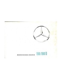 1962 MERCEDES BENZ 190 & 190D BROCHURE DUITS
