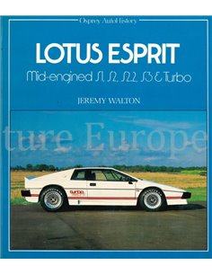 LOTUS ESPRIT, MID-ENGINED S1, S2, S2.2, S3 & S3 TURBO  (OSPREY AUTOHISTORY)