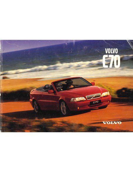 2000 VOLVO C70 CONVERTIBLE OWNERS MANUAL DUTCH