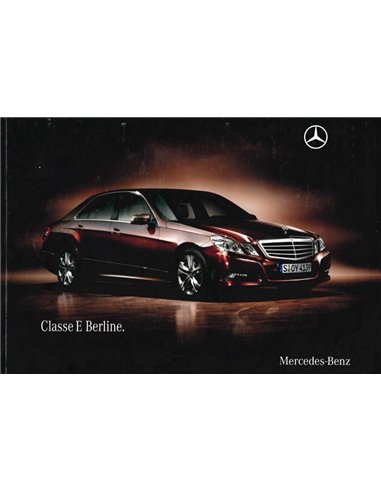 2009 MERCEDES BENZ E-CLASS SALOON BROCHURE FRENCH