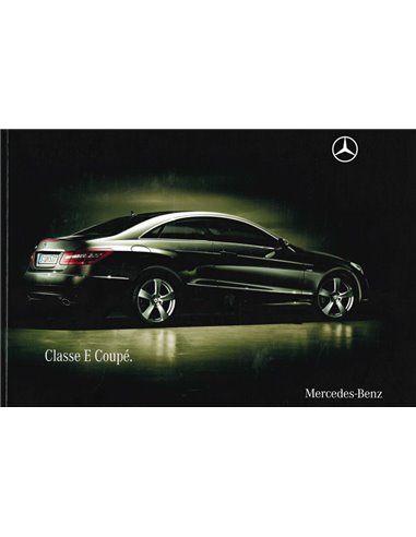 2009 MERCEDES BENZ E-CLASS COUPÉ BROCHURE FRENCH