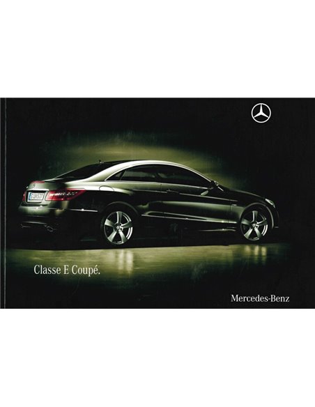 2009 MERCEDES BENZ E-CLASS COUPÉ BROCHURE FRENCH