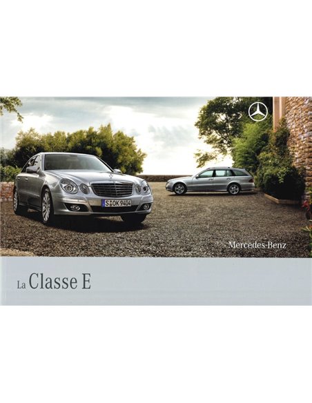 2007 MERCEDES BENZ E KLASSE PROSPEKT FRANZÖSISCH