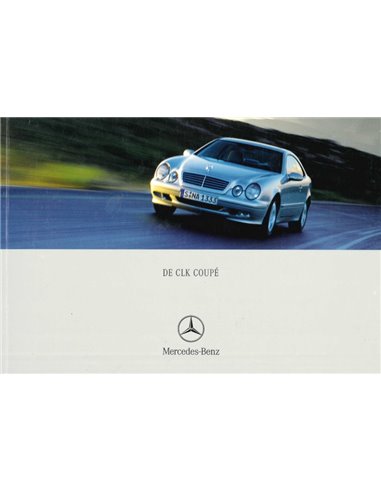2000 MERCEDES BENZ CLK COUPÉ BROCHURE NEDERLANDS