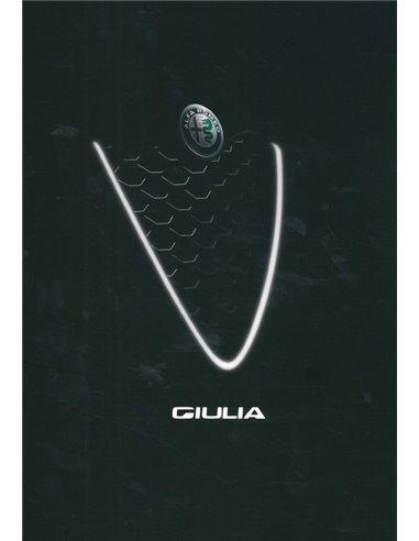 2016 ALFA ROMEO GIULIA PROSPEKT NIEDERLÄNDISCH