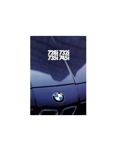 1980 BMW 7 SERIE BROCHURE NEDERLANDS