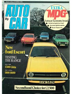1975 AUTOCAR MAGAZINE 4091 ENGELS