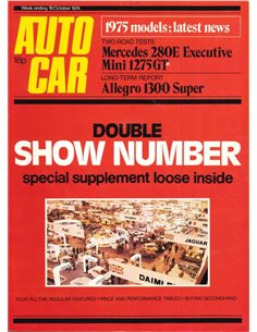 1974 AUTOCAR MAGAZINE 4069 ENGLISH 