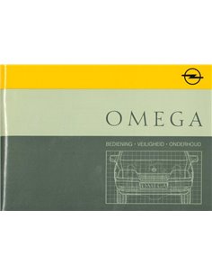 1987 OPEL OMEGA BETRIEBSANLEITUNG NIEDERLÄNDISCH