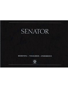 1987 OPEL SENATOR / MONZA BETRIEBSANLEITUNG DEUTSCH