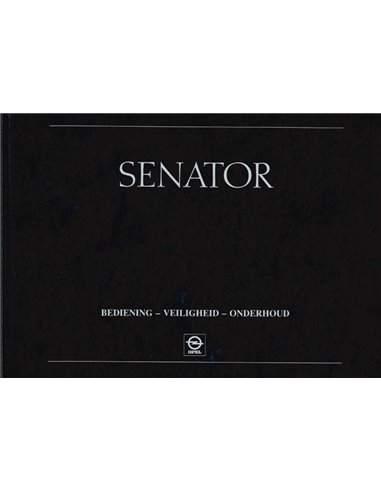 1987 OPEL SENATOR / MONZA BETRIEBSANLEITUNG DEUTSCH