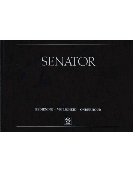 1987 OPEL SENATOR / MONZA BETRIEBSANLEITUNG DEUTSCH