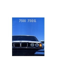 1987 BMW 7 SERIE BROCHURE ENGELS