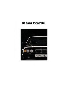 1990 BMW 7 SERIE BROCHURE NEDERLANDS