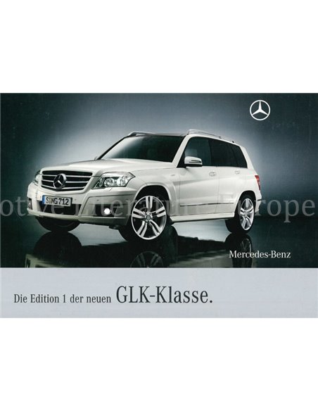2008 MERCEDES BENZ GLK CLASS EDITION 1 BROCHURE GERMAN