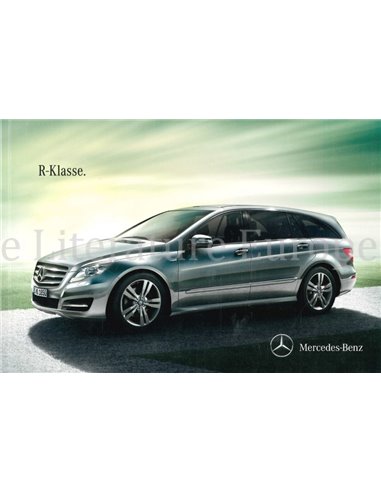 2011 MERCEDES BENZ R KLASSE PROSPEKT DEUTSCH