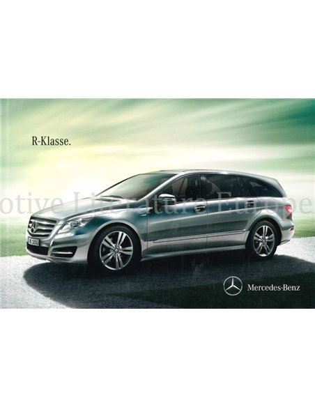 2011 MERCEDES BENZ R KLASSE PROSPEKT DEUTSCH