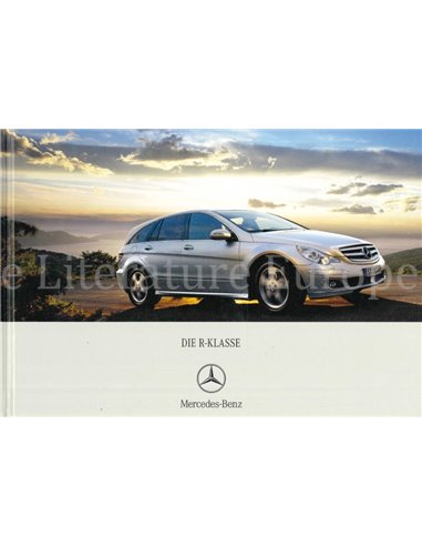 2006 MERCEDES BENZ R KLASSE HARDCOVER PROSPEKT DEUTSCH