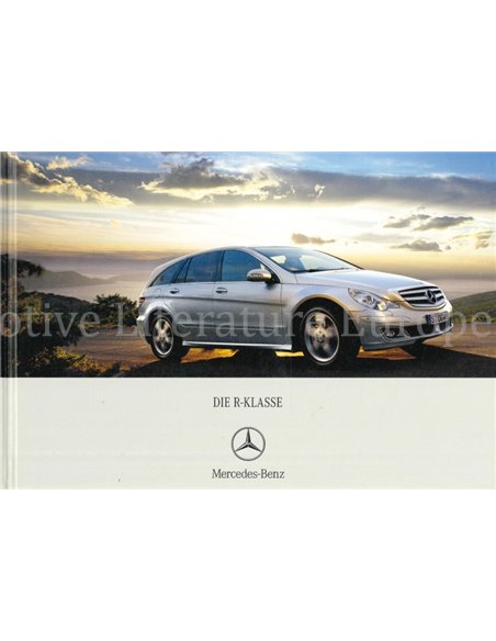 2006 MERCEDES BENZ R KLASSE HARDCOVER PROSPEKT DEUTSCH