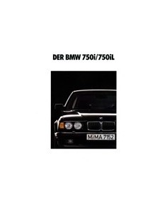 1990 BMW 7 SERIE BROCHURE DUITS