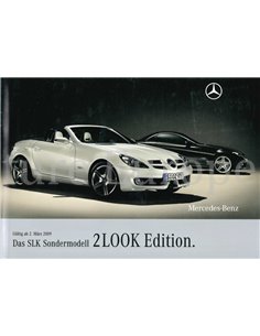 2009 MERCEDES BENZ SLK 2LOOK EDITION BROCHURE GERMAN