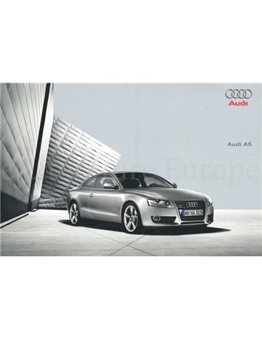 2007 AUDI A5 COUPE BROCHURE GERMAN