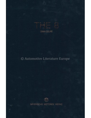 2020 BMW 8 SERIES GRAN COUPE HARDCOVER PROSPEKT NIEDERLÄNDISCH