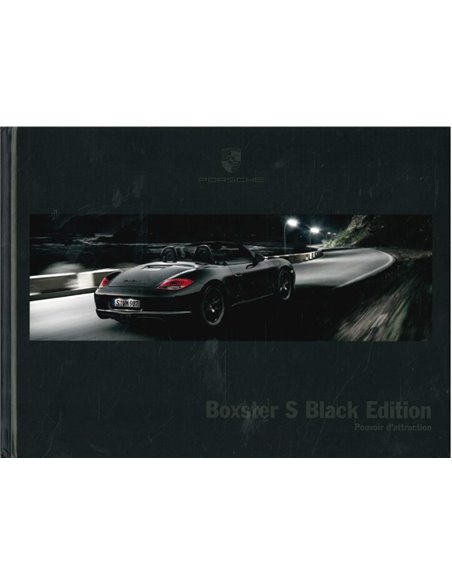 2011 PORSCHE BOXSTER S BLACK EDITION HARDCOVER BROCHURE FRANS