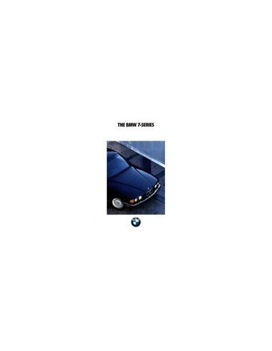 1990 BMW 7 SERIE BROCHURE ENGELS USA