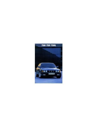 1986 BMW 7 SERIES ACCESSORIES BROCHURE DUTCH