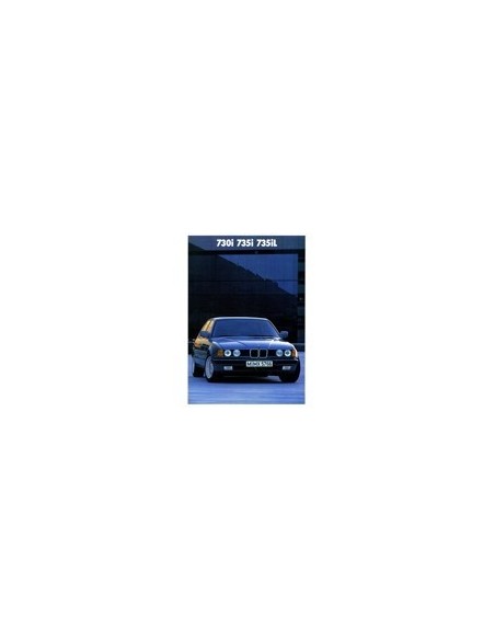 1986 BMW 7 SERIE BROCHURE NEDERLANDS