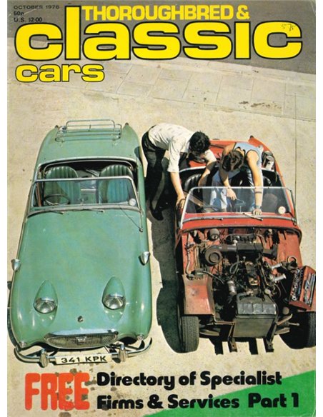 1976 THOROUGHBRED & CLASSIC CARS 01 ENGLISH