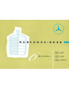 1957 MERCEDES BENZ 219 PROSPEKT DEUTSCH