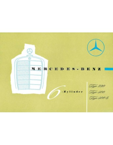 1957 MERCEDES BENZ 219 PROSPEKT DEUTSCH