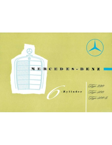 1957 MERCEDES BENZ 219 PROSPEKT DEUTSCH