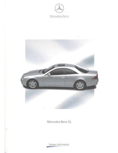 1999 MERCEDES BENZ CL KLASSE PERSMAP DUITS