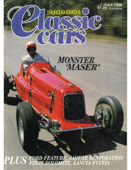 1986 THOROUGHBRED & CLASSIC CARS 10 ENGLISH