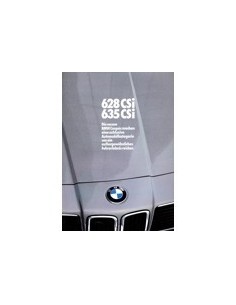 1982 BMW 6 SERIE BROCHURE DUITS