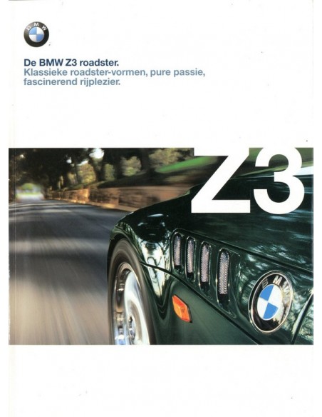 1998 BMW Z3 ROADSTER BROCHURE NEDERLANDS
