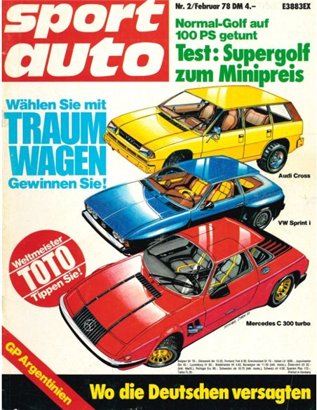 1978 SPORT AUTO MAGAZINE 02 GERMAN