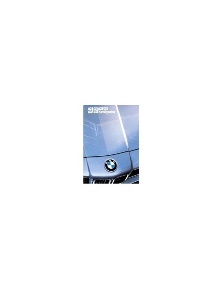 1985 BMW 6 SERIE BROCHURE DUITS