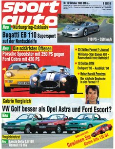 1993 SPORT AUTO MAGAZINE 10 GERMAN