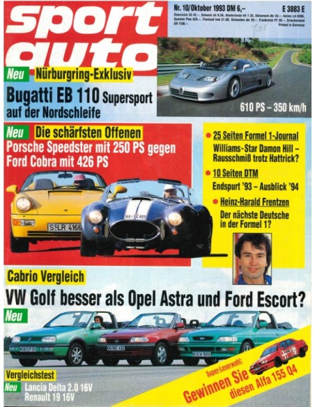 1982 SPORT AUTO MAGAZINE 10 DEUTSCH