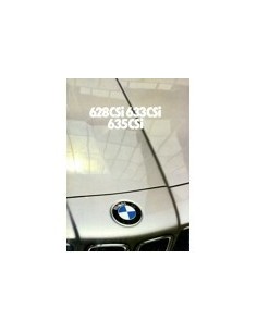 1981 BMW 6 SERIE BROCHURE NEDERLANDS