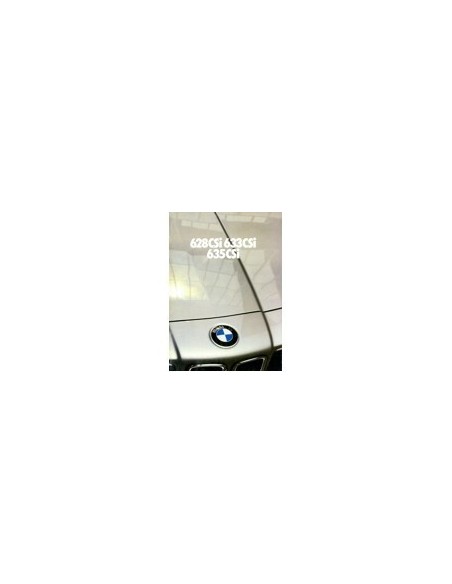 1981 BMW 6 SERIE BROCHURE NEDERLANDS