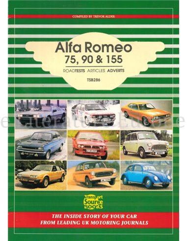 ALFA ROMEO 75, 90 & 155,  ROADTESTS - ARTICLES - ADVERTS